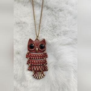 NWT Owl Pendant Necklace